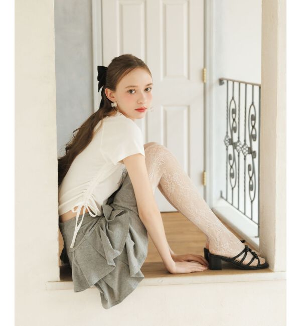  「サイドドロストロゴTシャツ」|Tシャツ・カットソー|