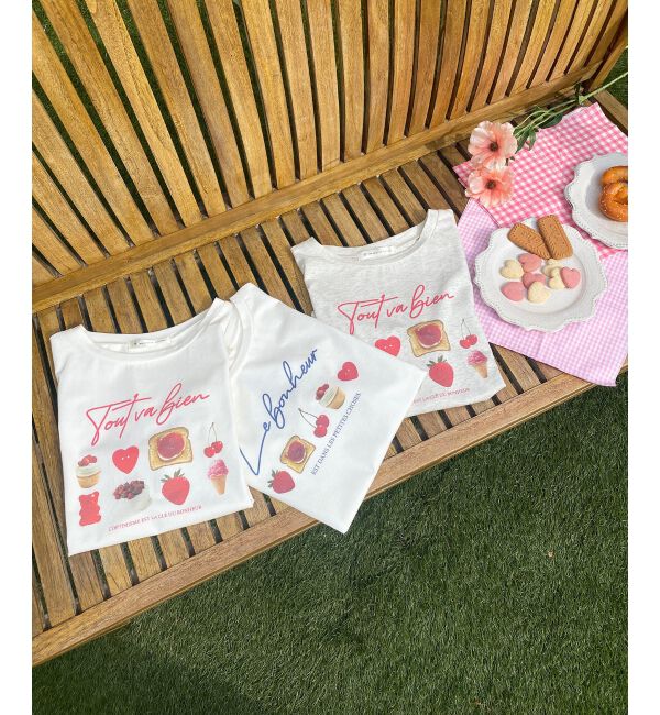  「スイートモチーフTシャツ」|Tシャツ・カットソー|