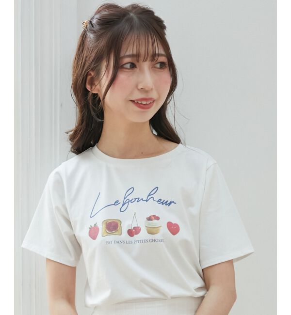  「スイートモチーフTシャツ」|Tシャツ・カットソー|