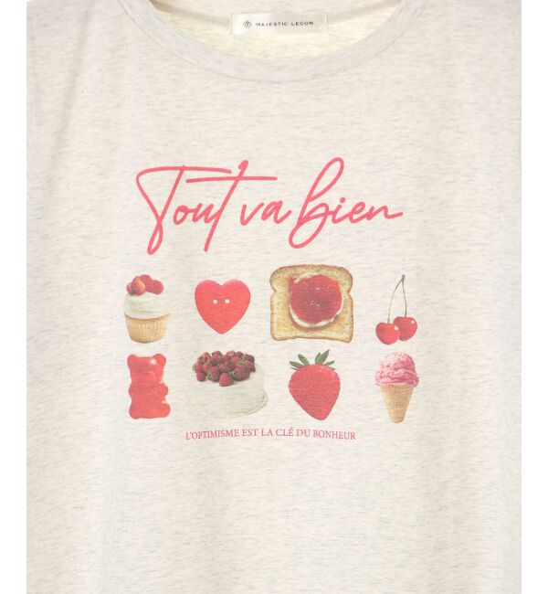  「スイートモチーフTシャツ」|Tシャツ・カットソー|