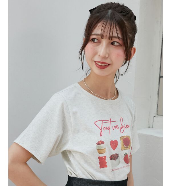  「スイートモチーフTシャツ」|Tシャツ・カットソー|