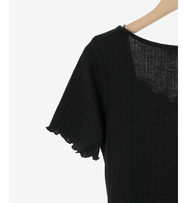  「キャミレイヤードライク半袖トップス」|Tシャツ・カットソー|