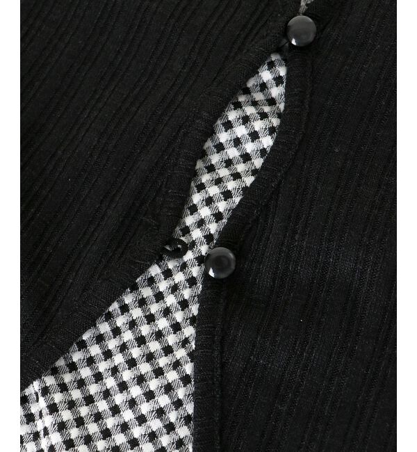  「キャミレイヤードライク半袖トップス」|Tシャツ・カットソー|