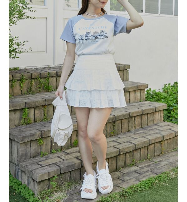  「ラグランネコチャンTシャツ」|Tシャツ・カットソー|