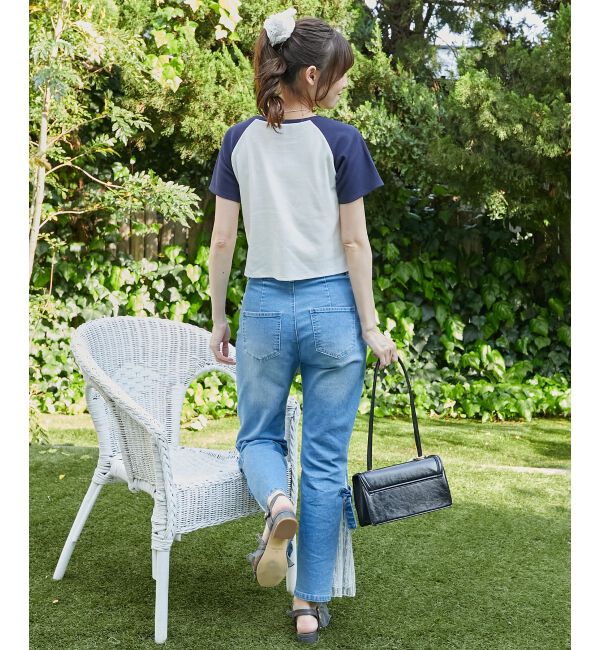  「ラグランネコチャンTシャツ」|Tシャツ・カットソー|