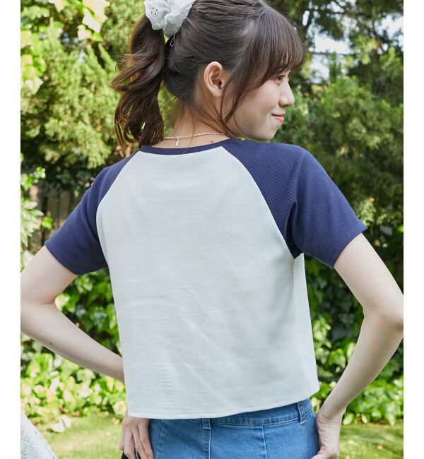  「ラグランネコチャンTシャツ」|Tシャツ・カットソー|