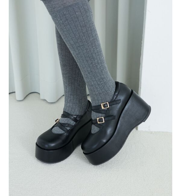  「ダブルクロス厚底シューズ」|その他|