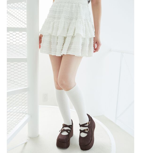  「ダブルクロス厚底シューズ」|その他|