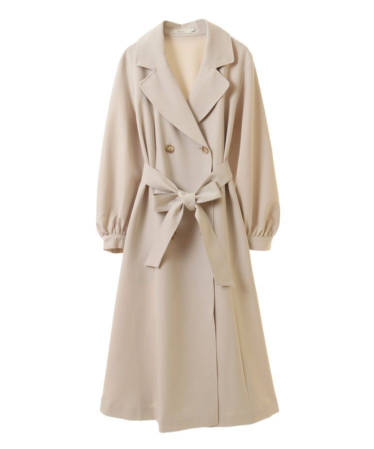 earth music&ecology「パフスリーブトレンチコート」|トレンチコート|