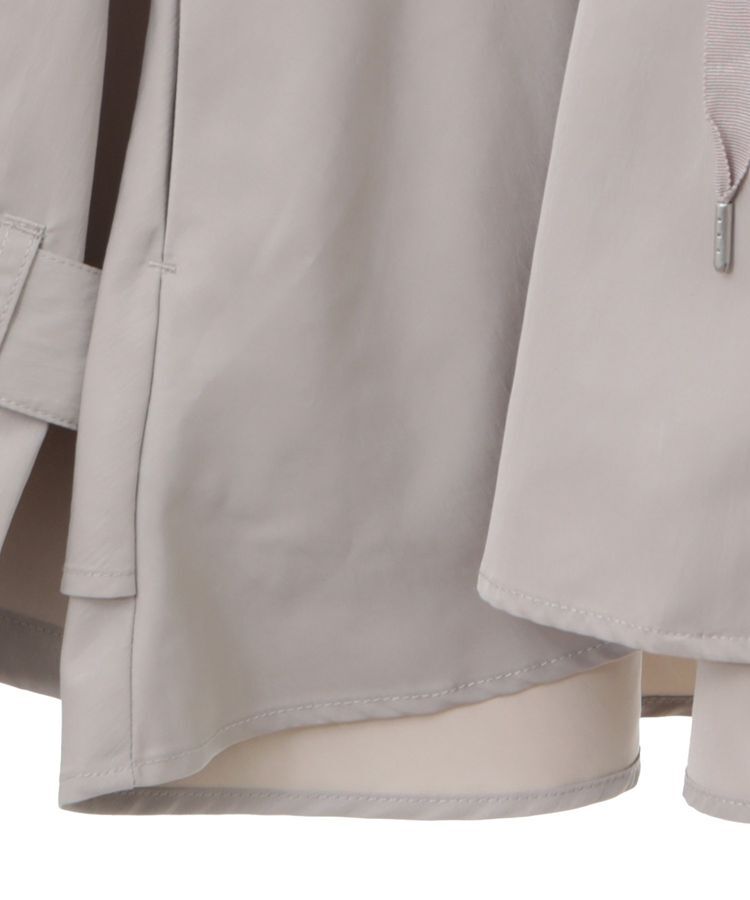 earth music&ecology「ドロストペプラムマウンテンパーカー」|ブルゾン・スタジャン|