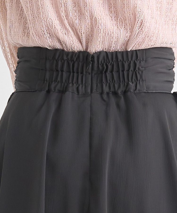 earth music&ecology「サイドリボンティアードスカート」|フレア|