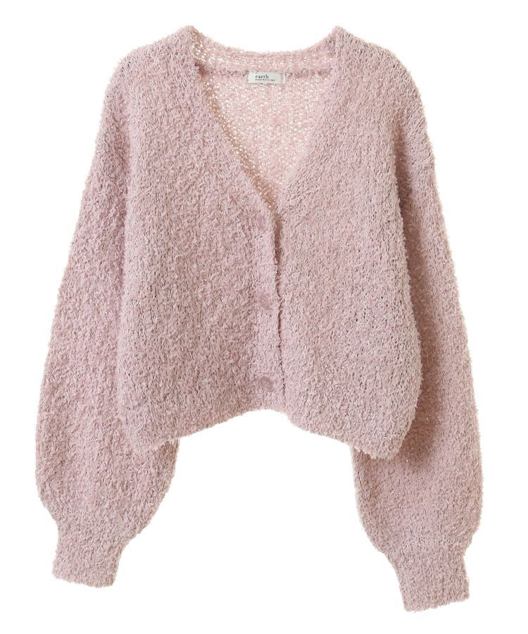 earth music&ecology「リリーヤーンショートニットカーディガン」|カーディガン|