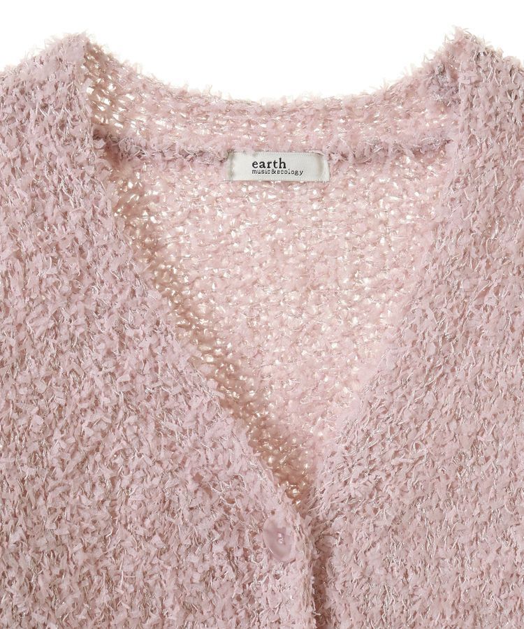 earth music&ecology「リリーヤーンショートニットカーディガン」|カーディガン|