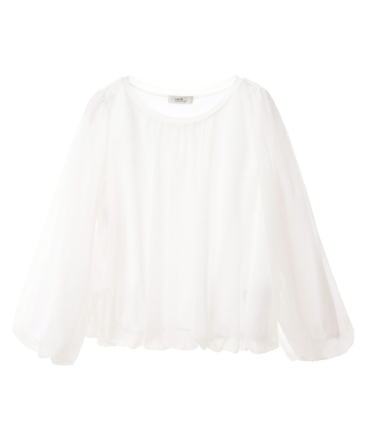 earth music&ecology「シアーバルーンプルオーバー」|Tシャツ・カットソー|