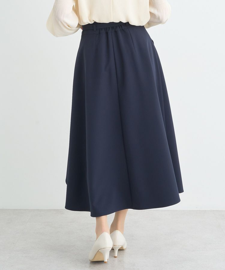 earth music&ecology「ベルト付きアシンメトリースカート」|フレア|