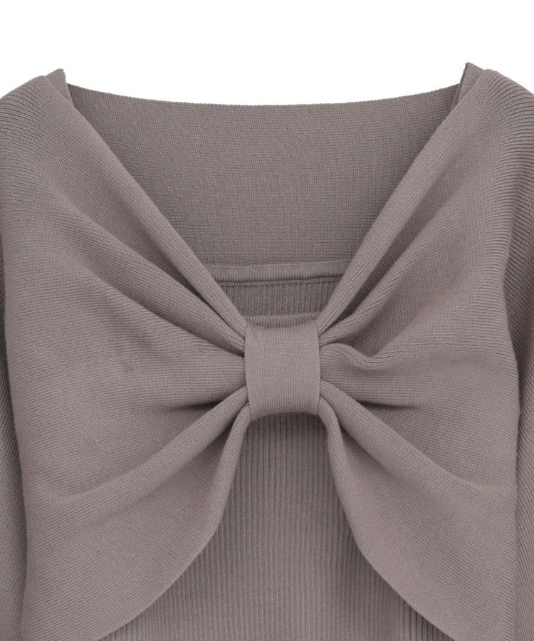 earth music&ecology「【WEB限定】リボンニットアンサンブル」|ニット・セーター|