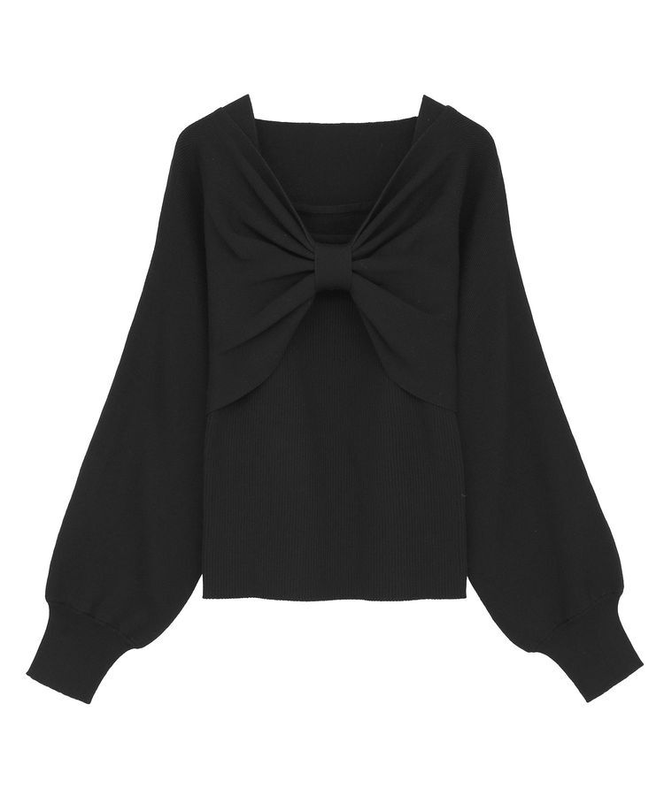 earth music&ecology「【WEB限定】リボンニットアンサンブル」|ニット・セーター|