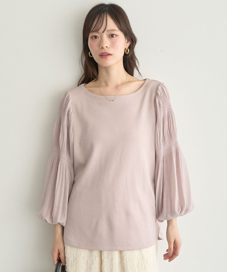 earth music&ecology「マジョリカプリーツプルオーバー」|Tシャツ・カットソー|