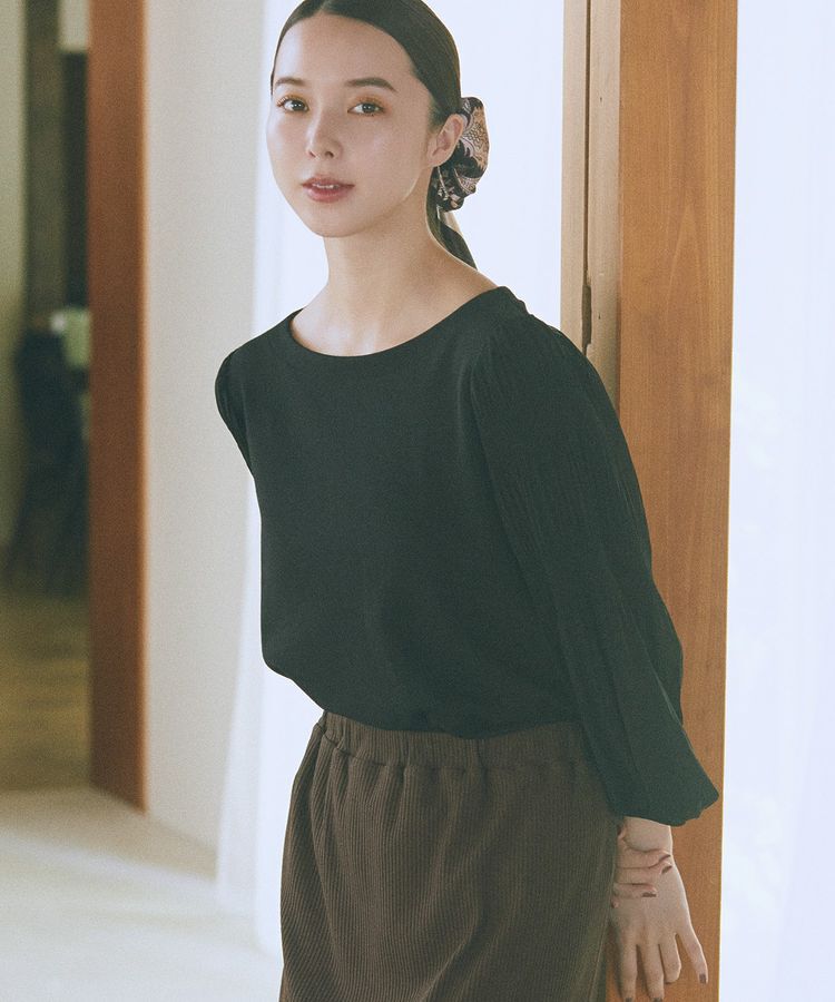 earth music&ecology「マジョリカプリーツプルオーバー」|Tシャツ・カットソー|