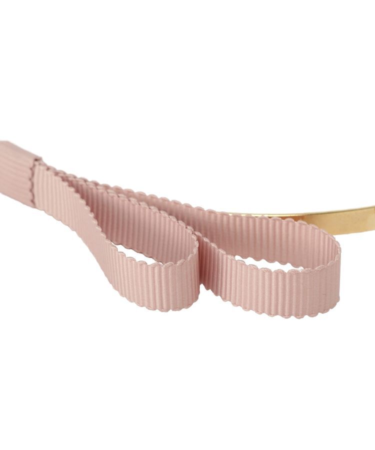 Maison de FLEUR「グログランリボンメタルビジューカチューシャ」|その他|