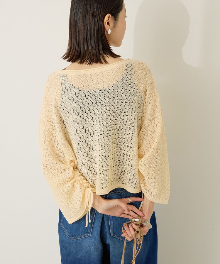 AMERICAN HOLIC「2WAYレース編みニットカーディガン」|カーディガン|