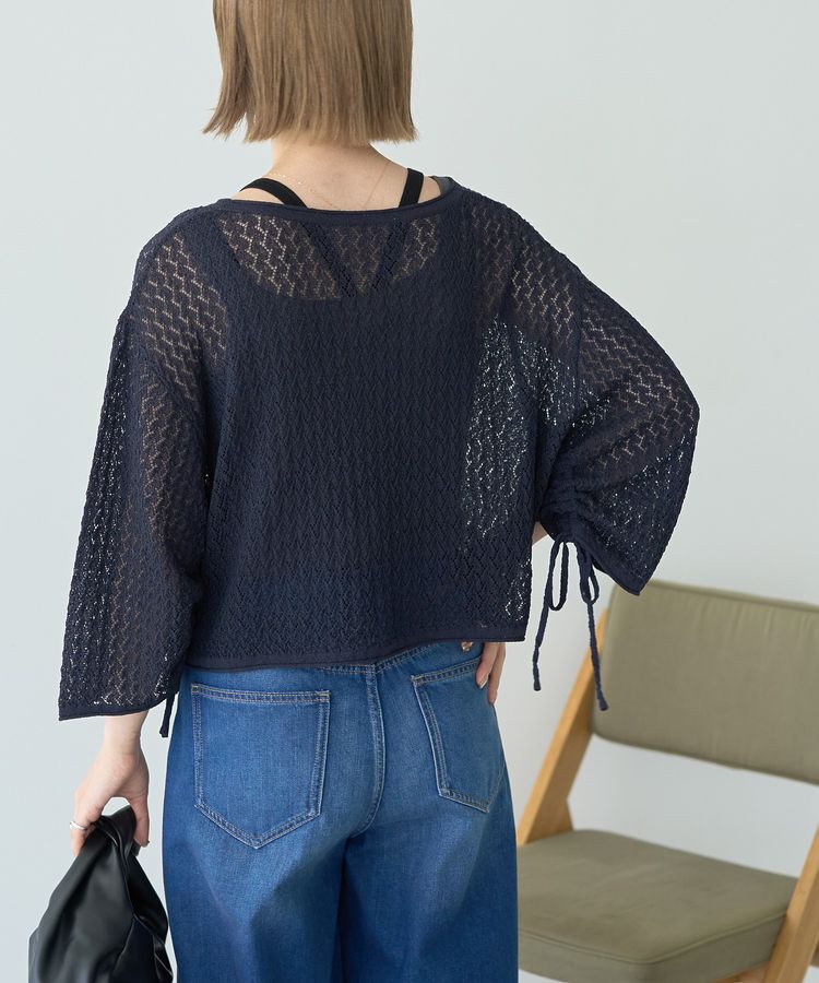 AMERICAN HOLIC「2WAYレース編みニットカーディガン」|カーディガン|