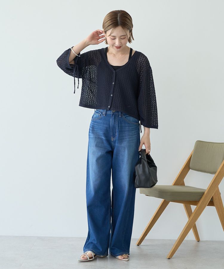 AMERICAN HOLIC「2WAYレース編みニットカーディガン」|カーディガン|