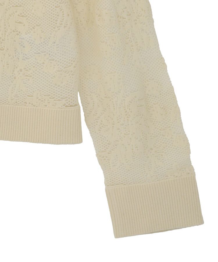 AMERICAN HOLIC「レース編みニットプルオーバー」|ニット・セーター|