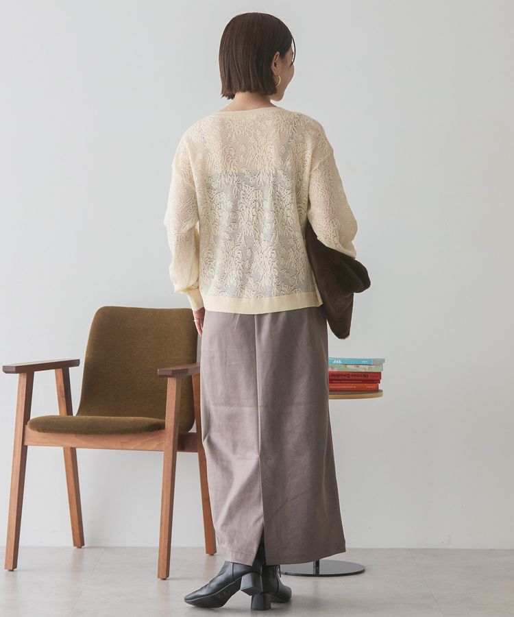 AMERICAN HOLIC「レース編みニットプルオーバー」|ニット・セーター|