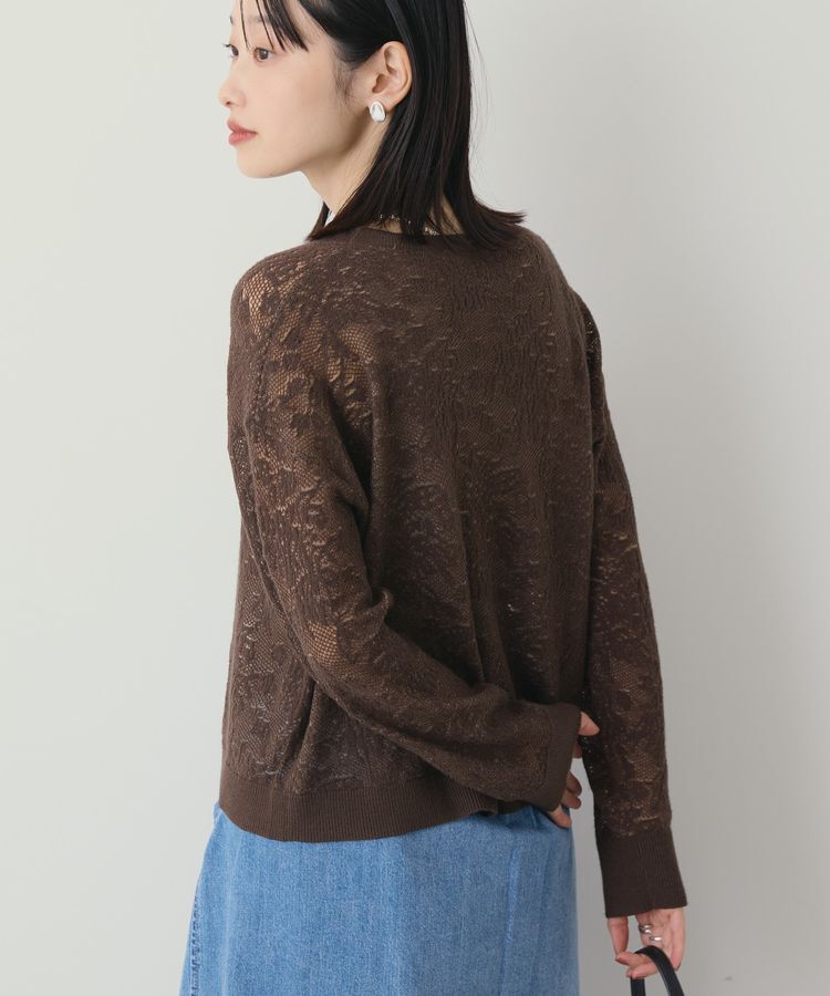 AMERICAN HOLIC「レース編みニットプルオーバー」|ニット・セーター|