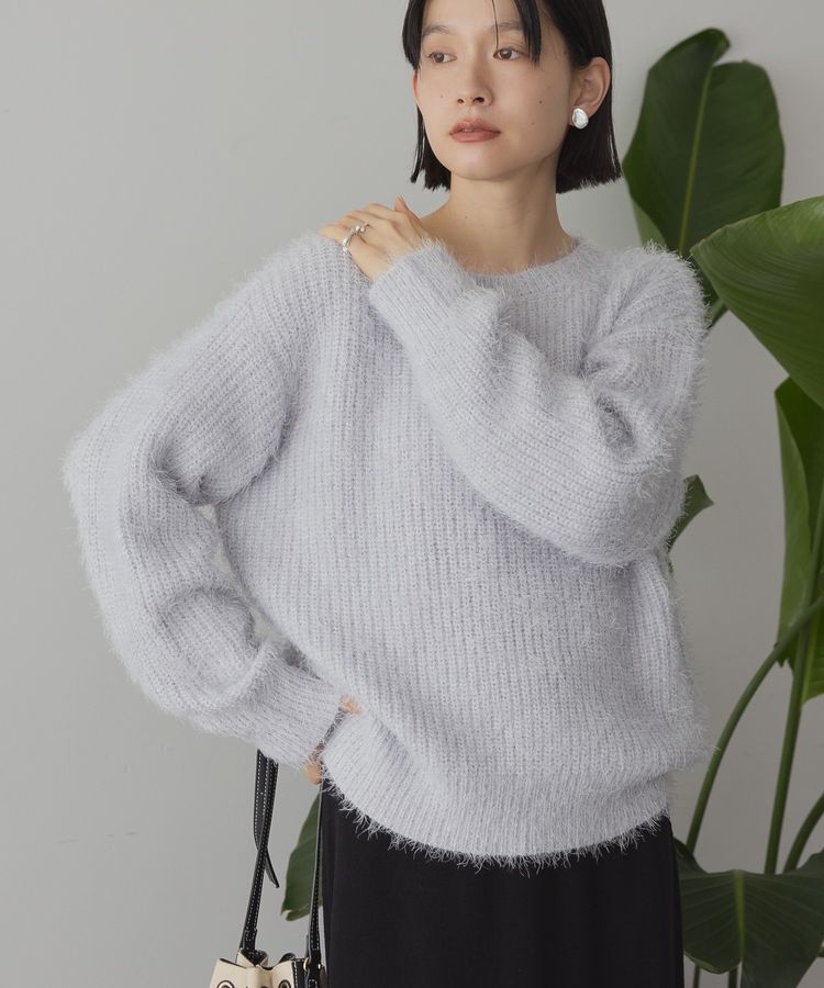 AMERICAN HOLIC「【WEB限定】フェザーゆるニットプルオーバー」|ニット・セーター|