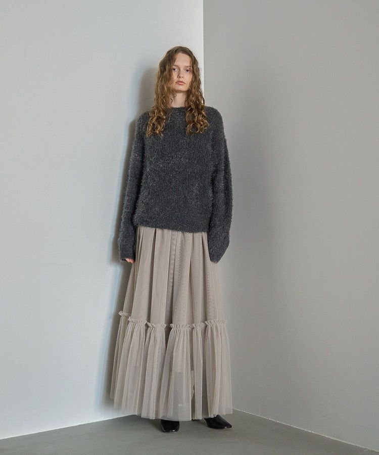 AMERICAN HOLIC「【WEB限定】フェザーゆるニットプルオーバー」|ニット・セーター|