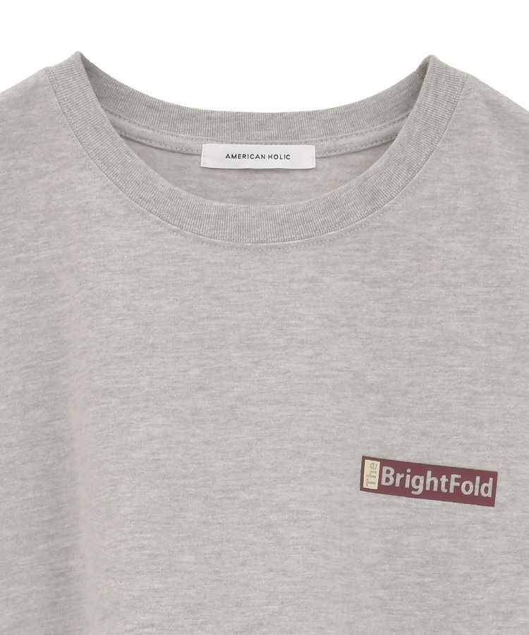 AMERICAN HOLIC「カンパニーロゴ風ロングTシャツ」|Tシャツ・カットソー|