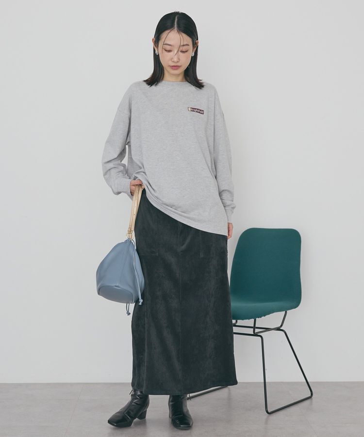 AMERICAN HOLIC「カンパニーロゴ風ロングTシャツ」|Tシャツ・カットソー|