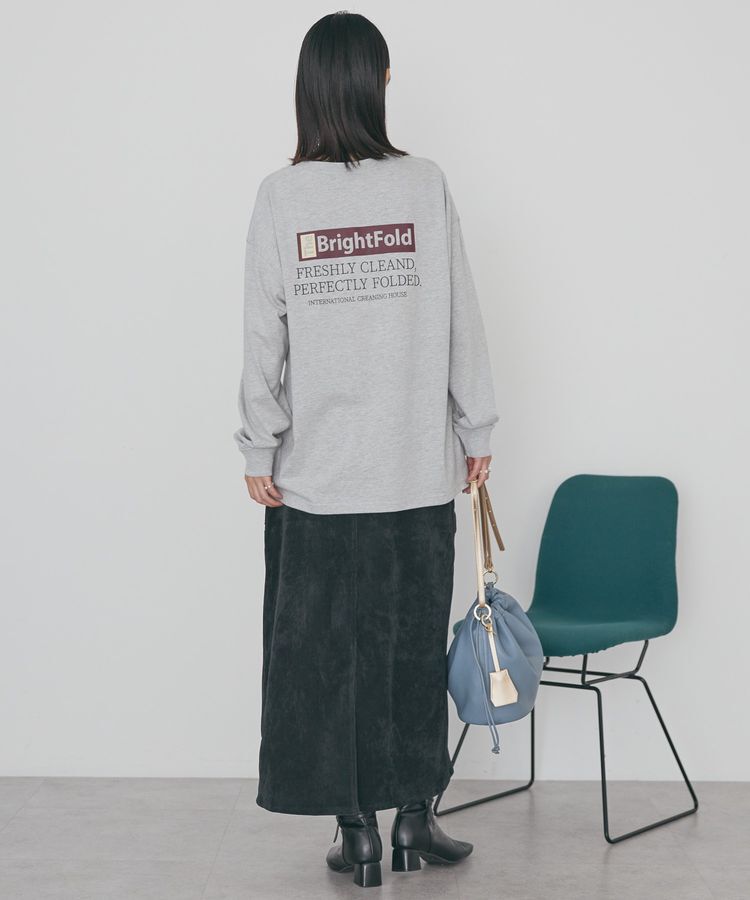 AMERICAN HOLIC「カンパニーロゴ風ロングTシャツ」|Tシャツ・カットソー|