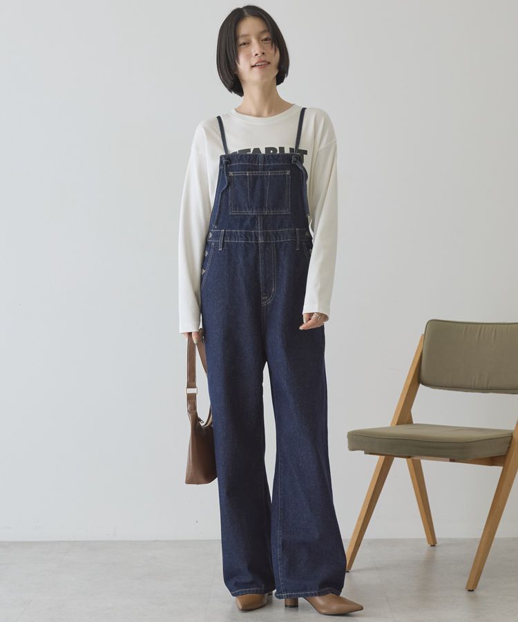 AMERICAN HOLIC「デニムサロペット」|オールインワン|