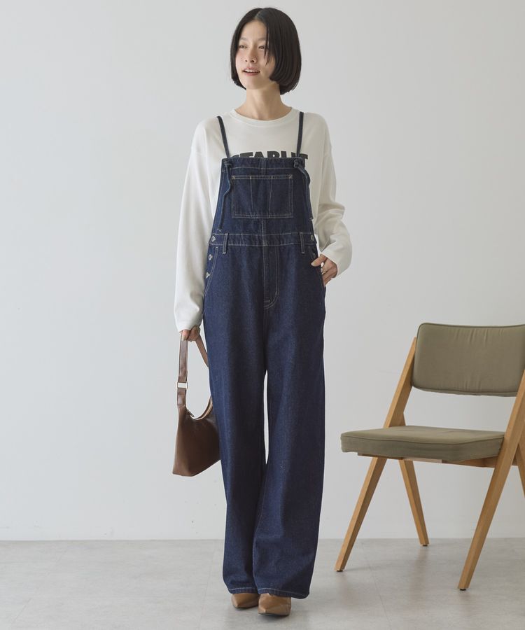 AMERICAN HOLIC「デニムサロペット」|オールインワン|One Wash