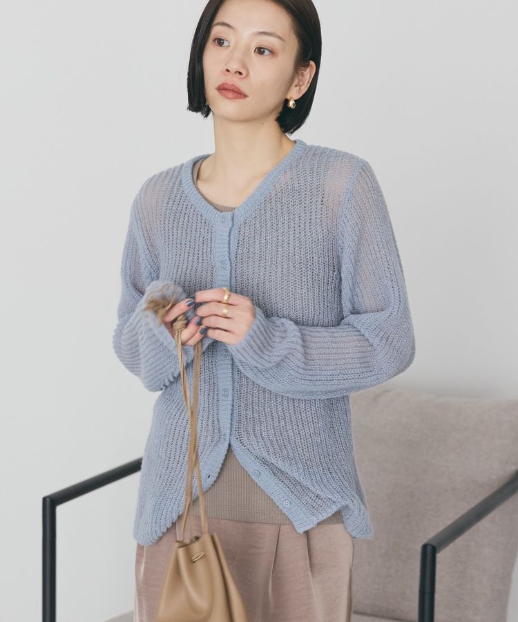 AMERICAN HOLIC「甘編みキャミカーディガンセット」|カーディガン|