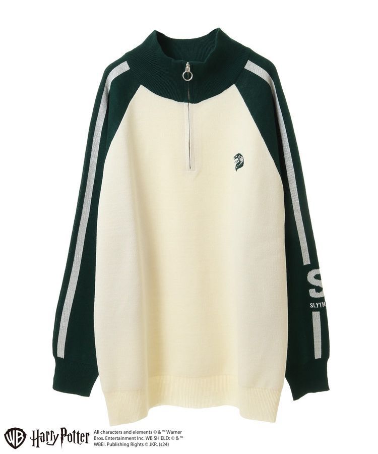 Green Parks「ハリー・ポッター/ライン入りハーフジップニット」|ニット・セーター|Green