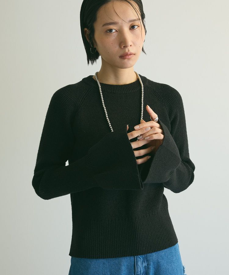 armonia「armonia.袖フレアニットプルオーバー」|ニット・セーター|