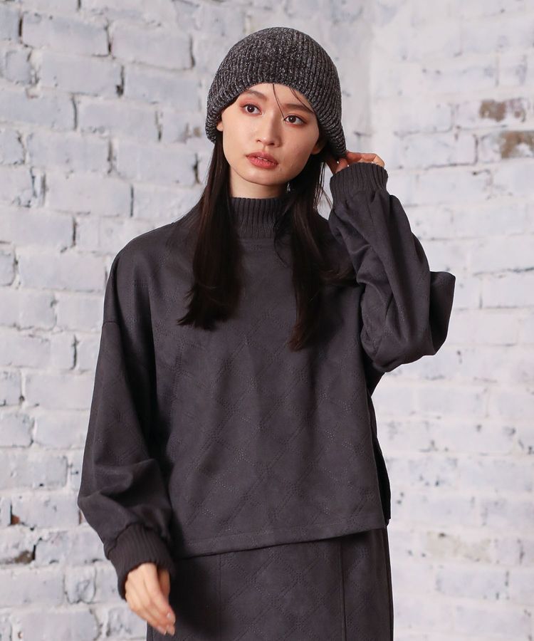 Green Parks「・ELENCARE DUE エンボスプルオーバー」|Tシャツ・カットソー|Charcoal Gray