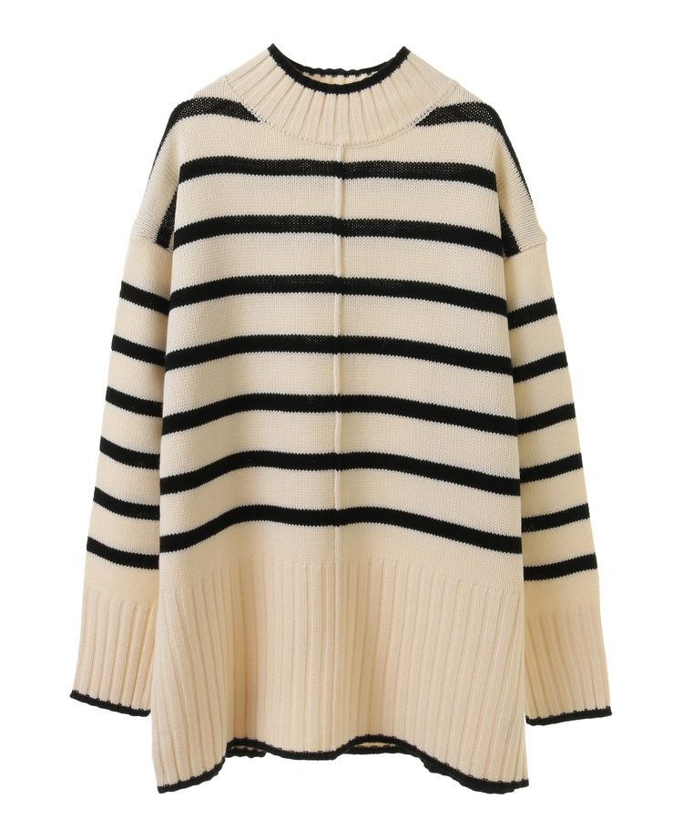 Green Parks「洗えるモックネックニットプルオーバー」|ニット・セーター|