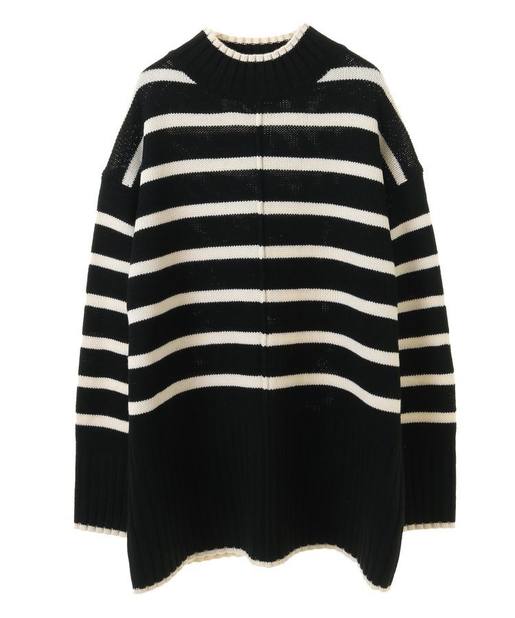 Green Parks「洗えるモックネックニットプルオーバー」|ニット・セーター|