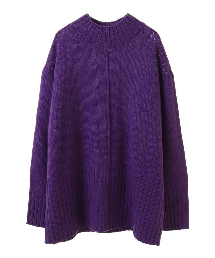 Green Parks「洗えるモックネックニットプルオーバー」|ニット・セーター|