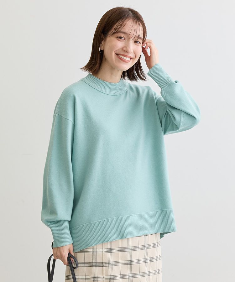 Green Parks「もちやわモックネックニットプルオーバー」|ニット・セーター|