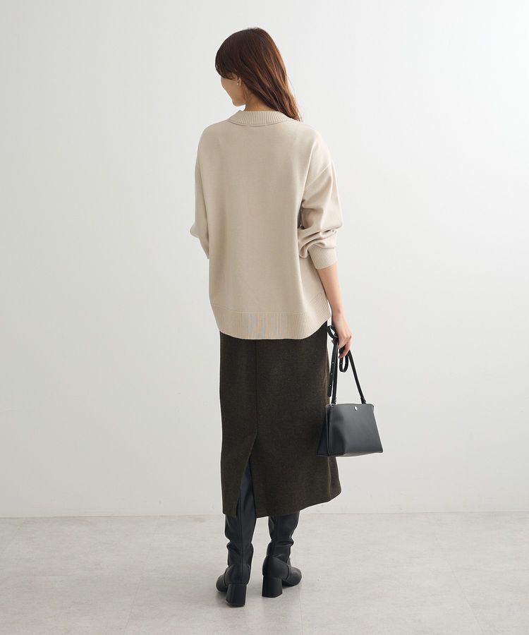Green Parks「もちやわモックネックニットプルオーバー」|ニット・セーター|