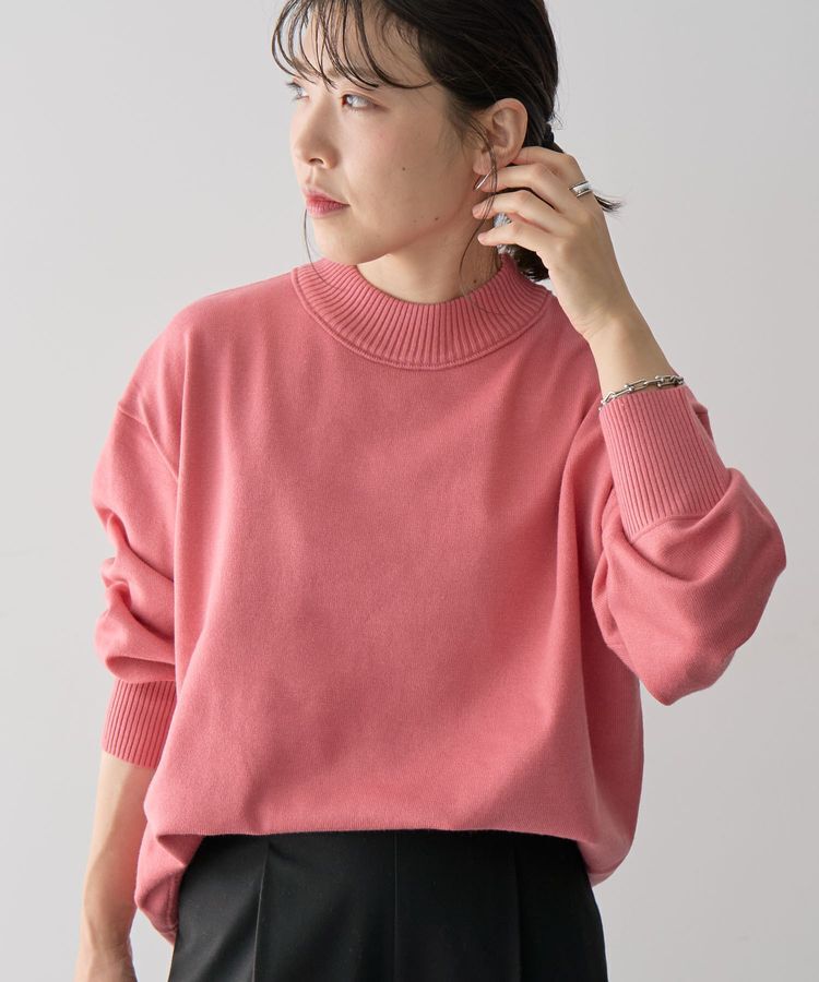 Green Parks「もちやわモックネックニットプルオーバー」|ニット・セーター|