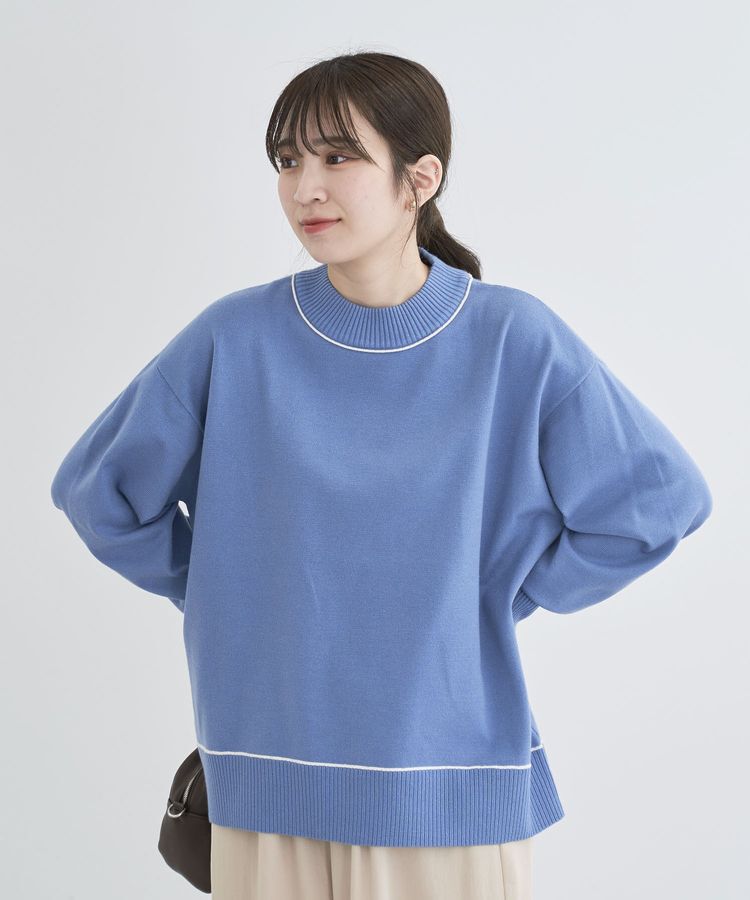 Green Parks「もちやわモックネックニットプルオーバー」|ニット・セーター|