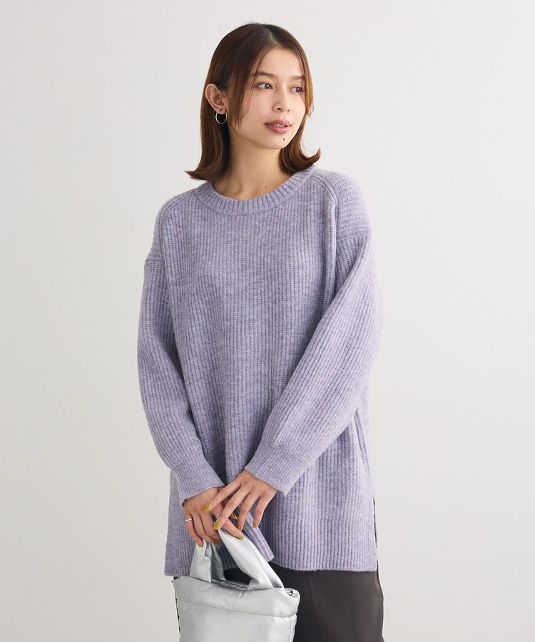 Green Parks「fuwaっと 畦チュニック」|ニット・セーター|