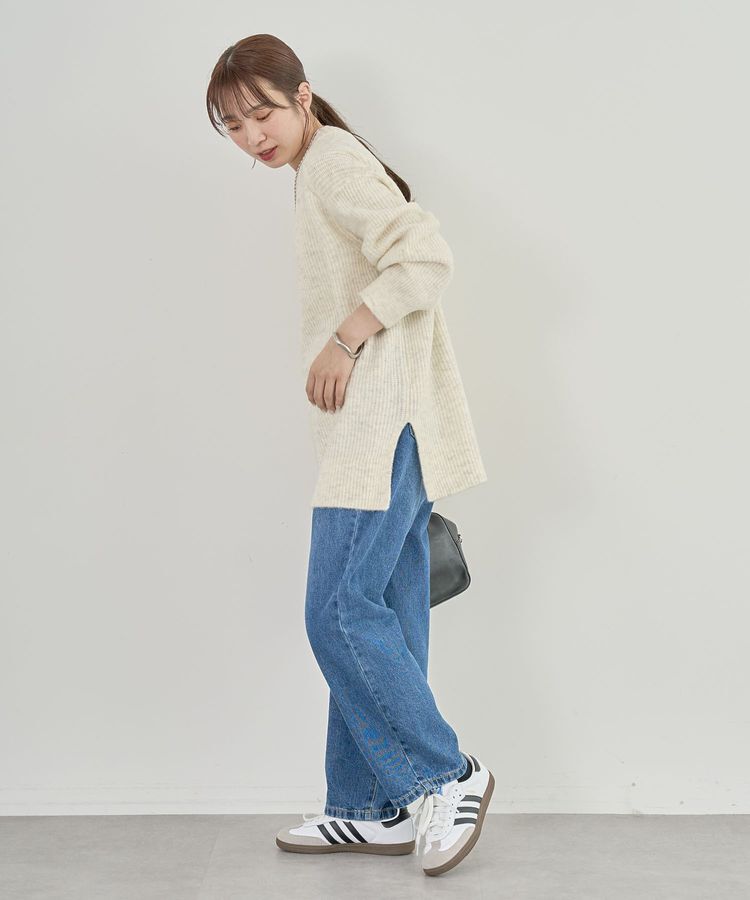 Green Parks「fuwaっと 畦チュニック」|ニット・セーター|